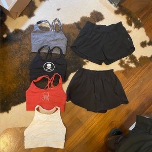 Lulu Lemon Sports Bra & Shorts